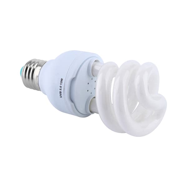 Energibesparende 13W UVB-lampe til skildpadde og slange E27-fatning