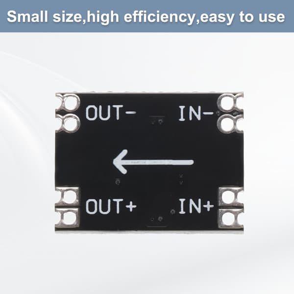 DC-DC Buck Converter Spændingsregulator Step Down Strømmodul MP/1584EN 5.3-26V til 5V 3A til Justeringstransformere 8 stk. Silver