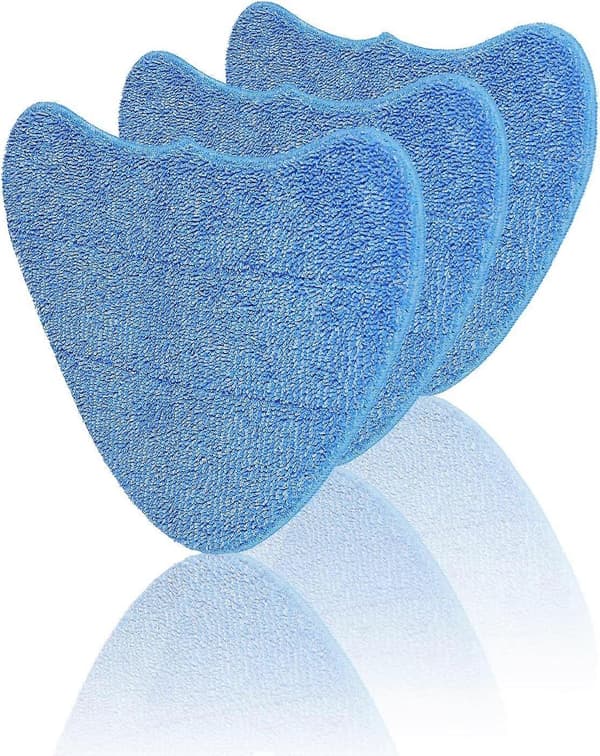Dampmoppe 8 dele mikrofiberklud mikrofiber damprensepuder vaskbare moppe reservedele-Ribn