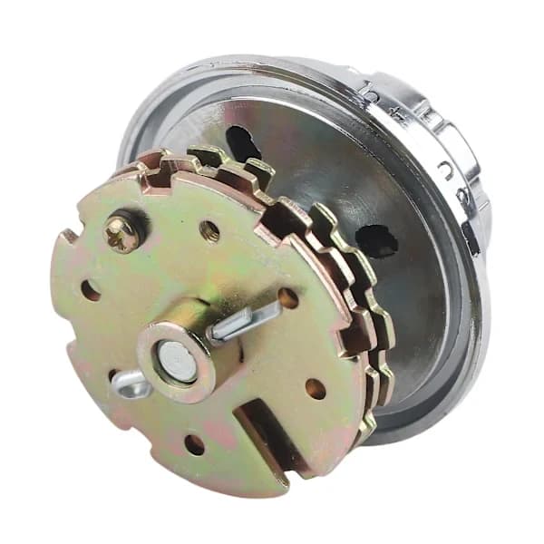 (pow yeah!) Dial Coded Knob Lock Metal Combination Lock for Jewelry Box Safe Document Storage Cabinet