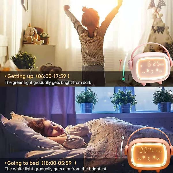 Barnväckarklocka, Söt Väckarklocka Barn Väckarklocka Dag Natt