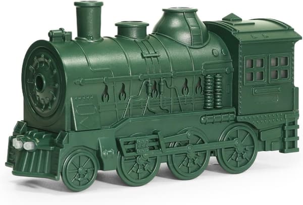 Retro Tågdesign Diffuser Kapacitet Tystare Än 25db Automatisk Avstängning Eterisk Olja 300ml Mindre för Kvalitetsförbättring (Grön)
