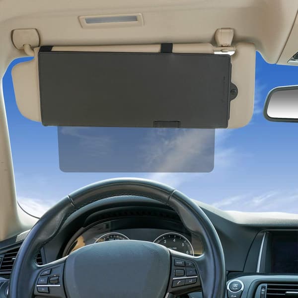 Car Visor Sunshade Extender TFY Car Visor Extender Sun Visor with a Transparent Part Downwards