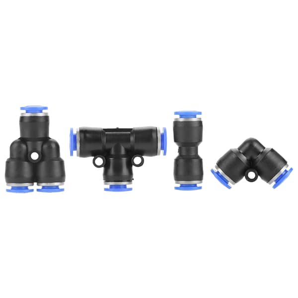 6mm Air Hose Pneumatic Push-to-Connect Fitting Kit 40 Pieces