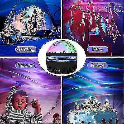 Aurora Projector Northern Lights LED Night Light Rechargeable Galaxy Star Projection