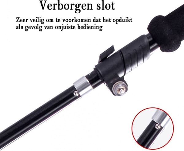 Nordic Walking Poles Adjustable Foldable Trekking Antishock Ultralight