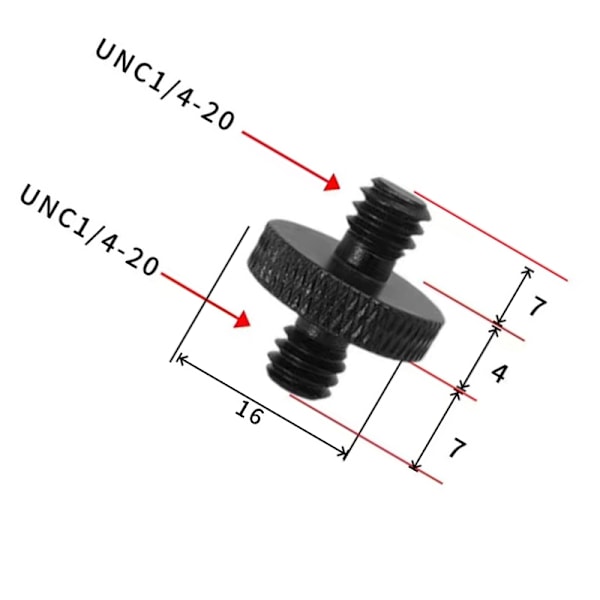 Tripod Thread Adapter 1/4\" to M10 - 5-pack 1/4-20