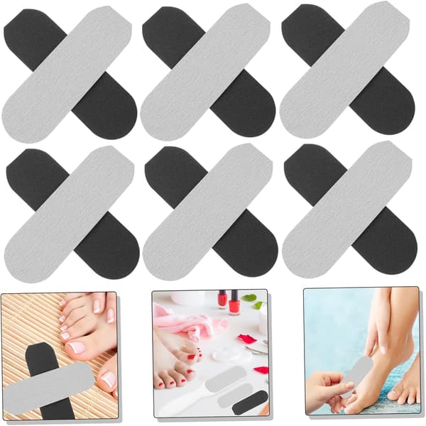 Professional Refills for Pedicure Foot File 20 Pcs Multifunctional Sandpaper Replacement Pad