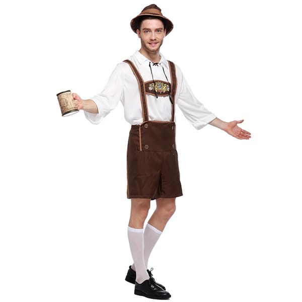 Oktoberfestdragt til mænd - Voksenstørrelse XXL[JUN]