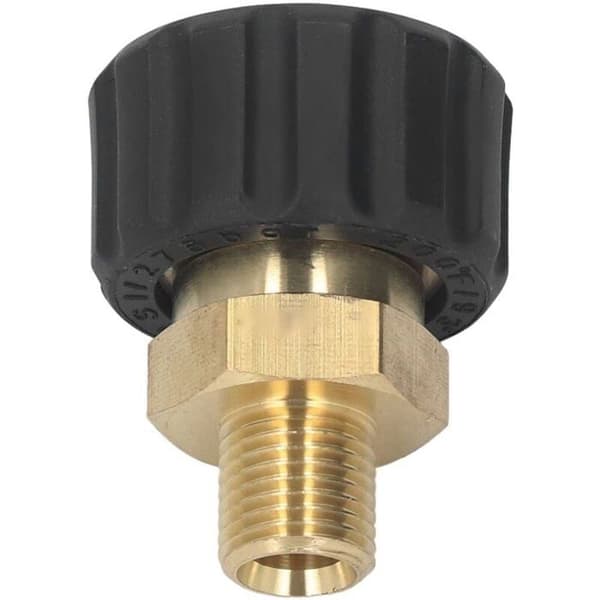 Messing- og gummiadapter til højtryksrenserforbindelse G14 M22 X 15 mm 5000 PSI YYV