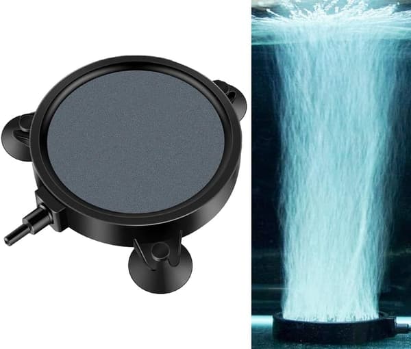 10 cm akvarieluftsten keramisk luftdiffuser dybdeopløsende iltpumpe