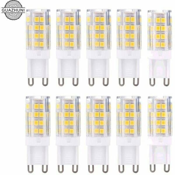 G9 5W 3000K LED-lampor, 420 lumen, ej dimbara, motsvarar 40W halogen, 10-pack YYV