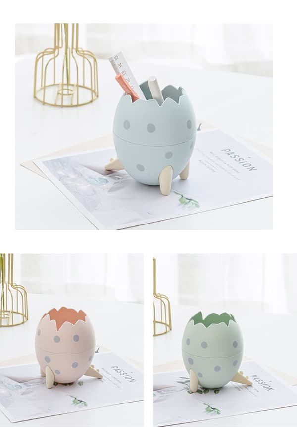 Stationery and envelope set retro creative dinosaur clamshell bucket desktop cartoon large egg capacity storage