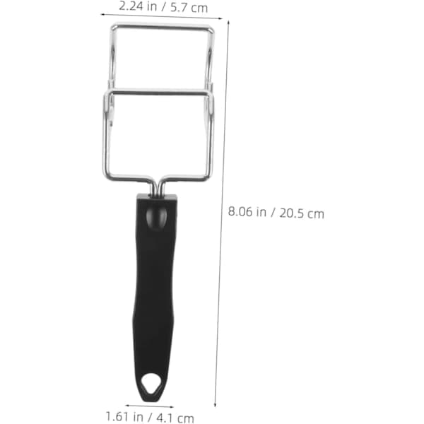 Oven Shelf Puller, Anti-Scald Metal Hot Tray for Baking Sheets, Pizza Pans, and Air Fryer Baskets, Black