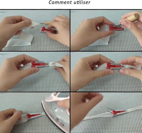 A set of 4 diagonal units, diagonal sewing fabric tape machine