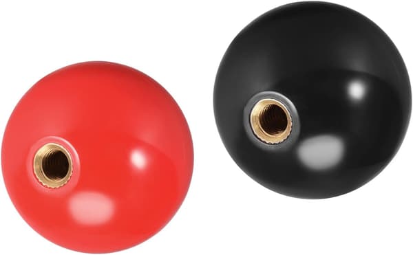 4 kpl ohjaussauvan kahvan yläpallo M6 punainen/musta helppo asentaa Blue