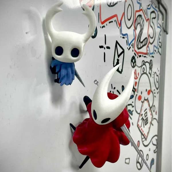 Hollow Knight Spill Perifer Kjøleskapsmagnet Samleobjekt Suvenirgave 2-pakning