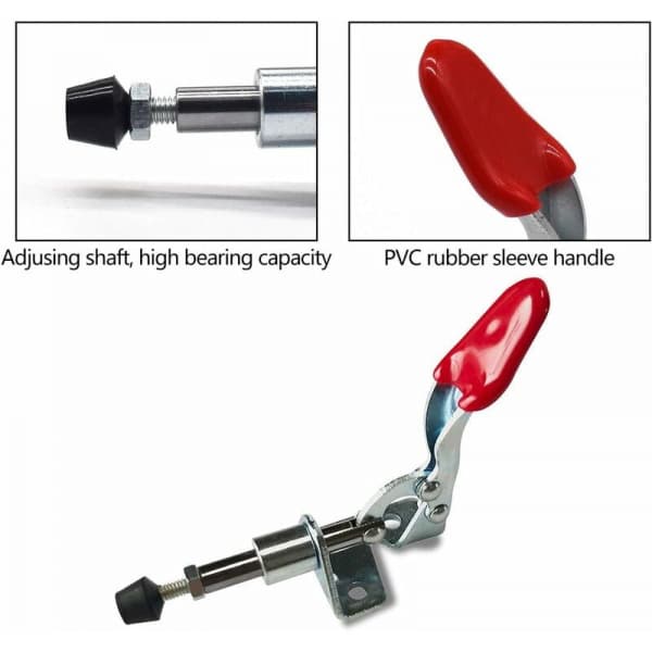 2 pcs Horizontal Clamp Push-Pull Hand Tool Quick Release T