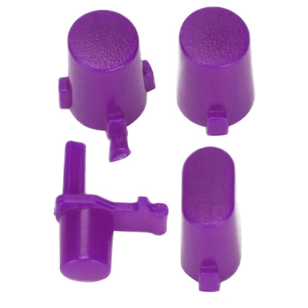 (Pow yeah!) Complete Button Set for Game Controller, Replacement Handle, Accessory Kit for Xbox Series X, Purple