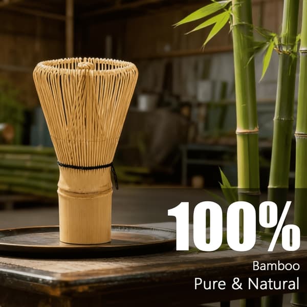 Japansk Matcha-si - 100-tands bambusbørste bamboo brush