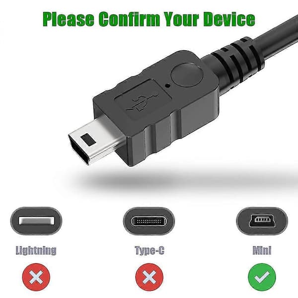 Mini USB-mikrofonkabel til Blue Yeti, 1m Yeti mikrofon USB-kabel USB A han til Mini 5-ben datakabel til Blue Yeti USB-mikrofon, Blue Sn
