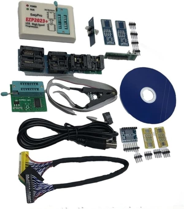 EZP2023 High SPI Chip EN25T80 USB 2.0 Interface Understøtter og Ydeevne til Programmør til med Firmware Software Ezp2023 12 Adapter