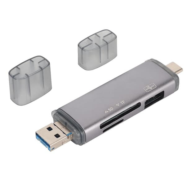 Kortleser USB C Micro USB OTG 5Gbps Ultra Slim Plug and Play for Telefon PC Laptop