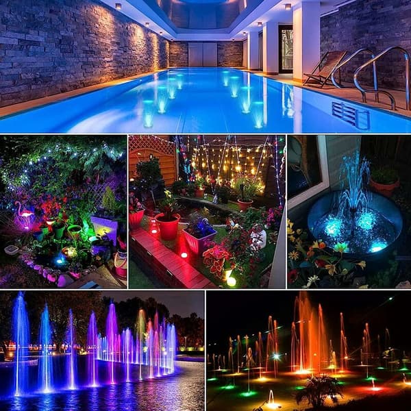 Swimming Pool Light, Magnetic LED Pool Light with Remote Control