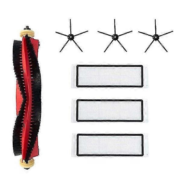 7 stk. til Xiaomi Roborock S4 E4 S5 S6 S5 Max Gummisidebørstehoved Børsterulle Hepa Filter Max Bru