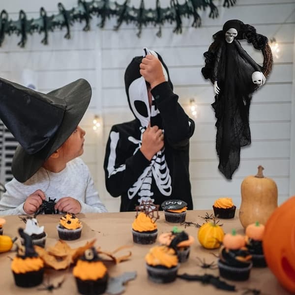 Dørhengende dekorasjon til Halloween, spøkelser eller fester