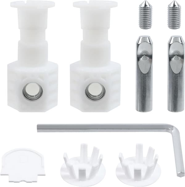 Vägghängd Toalett Fästbultar Kit, 1 Set