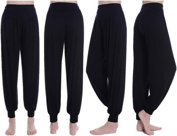 Yogabukser for kvinner Løse bukser 2 l Bomull for trening