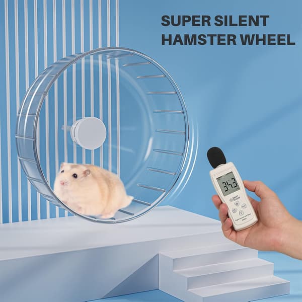 Hamsterhjul Tyst 6,7 Tum Hamster Träningshjul Basic Tyst Snurra Hamster Löphjul
