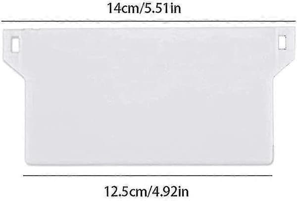 10-pak persiennevægte til lodrette persienner, hvide reservedele, 127 mm