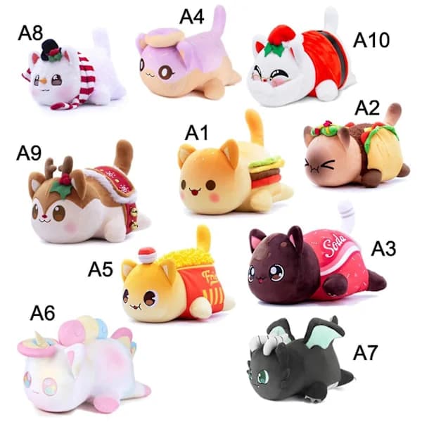 Aphmau Meow Meows Pehmo Aphmau Pehmolelu Nukke Lahja lapsille 25cm