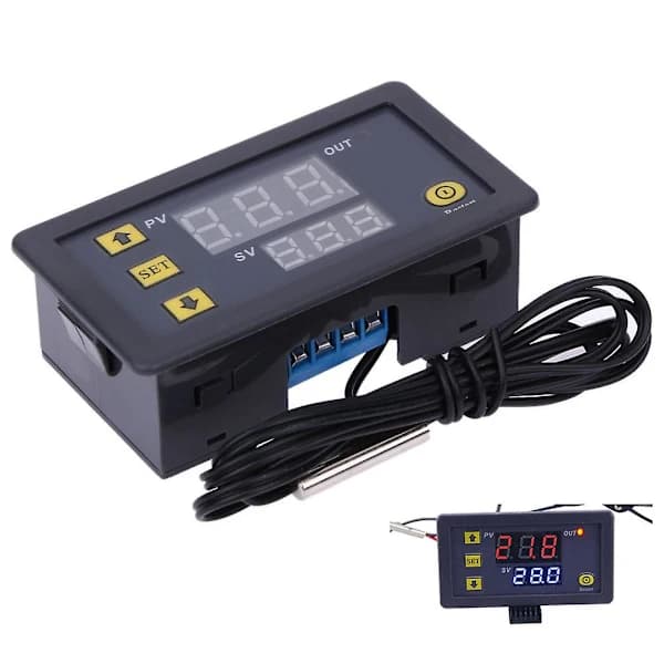 (pow yeah!) DC 12V 20A LCD Digital Termostat Temperaturregulator Måler Regulator W3230