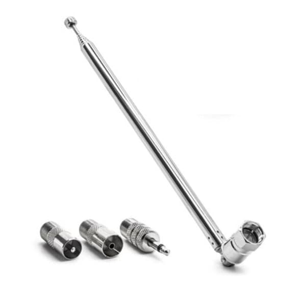 FM-radioantenne med adapter for hjemmestereomottaker [JUN]