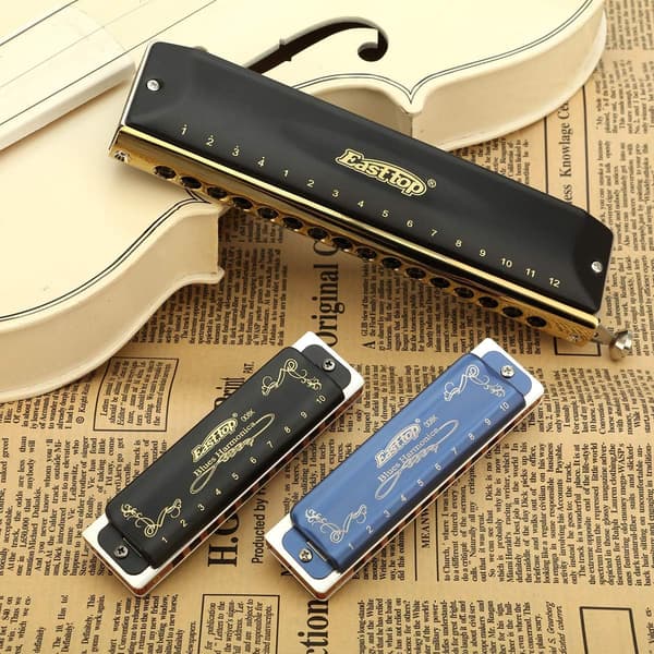 Oriental Ding 10-hulls bluesmunnspill for voksne nybegynnere