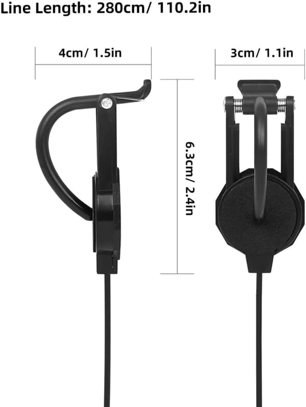 Violin-pickup Clip-on kontaktmikrofon pickup transducer sort ABS metal forstærker lyd