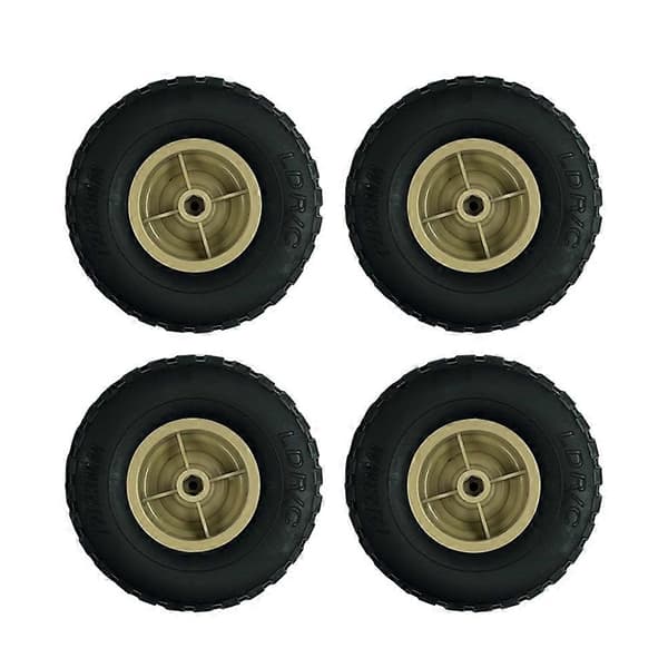 4 stk LD-P06 Hjul Dæk til LDRC LD-P06 LD P06 Unimog 1/12 RC Lastbil Bil Reservedele Tilbehør, Gul