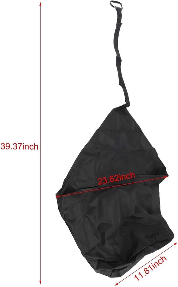 Hästfoderpåse Hink 5 Gallon, Tillverkad av Robust 900D Polyester, Lämplig för Släpvagnar och Spiltor, Praktisk