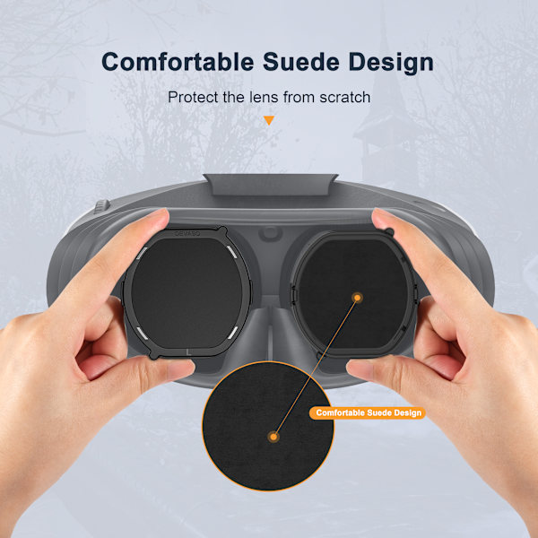 DEVASO Linsebeskytter med Magnetisk Montering til PS VR2