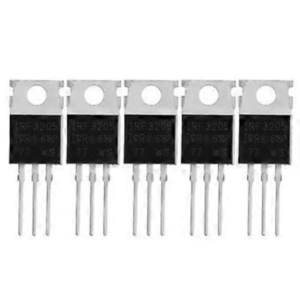 5 st IRF3205 Effekttransistor Fälteffekt IRF3205PBF TO-220 MOSFET-rör Ny