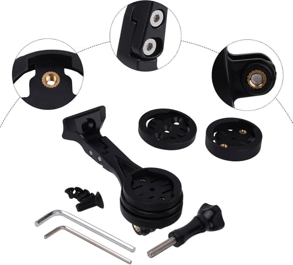 Integreret computer Trek, Fit -GoPro Cam & -Bontrager Cat Eye styrholder til lygtemontering (lang) lang Long