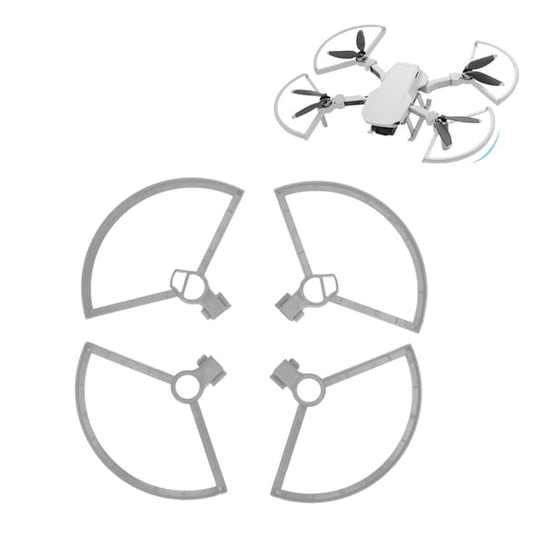 Propelbeskyttelse Bladbeskyttelsesring Tilbehør Passer til DJI Mavic Mini RC Drone Grå
