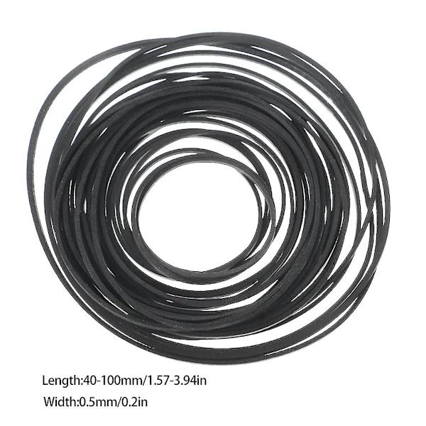 Flat Rubber Belt for LP Vinyl Turntable Phono 80 Pcs
