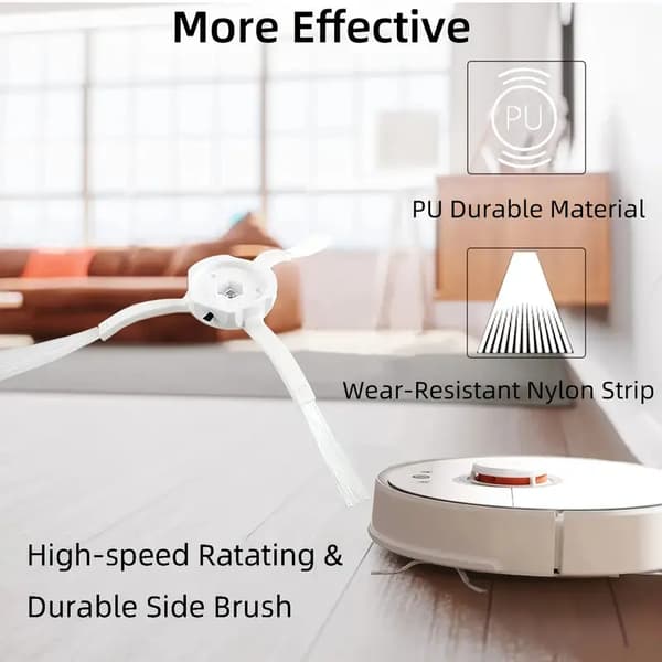 9 dele, reservedele kompatible med Roborock Q Revo, Roborock P10 robotstøvsuger