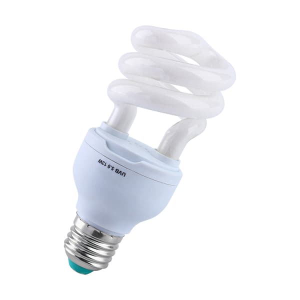 Energibesparende 13W UVB-lampe til skildpadde og slange E27-fatning