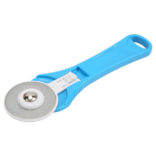 Stainless Steel Fabric Scissors with 45mm Blade, Blue Handle, Ergonomic Design, Perfect for Sewing and Quilting