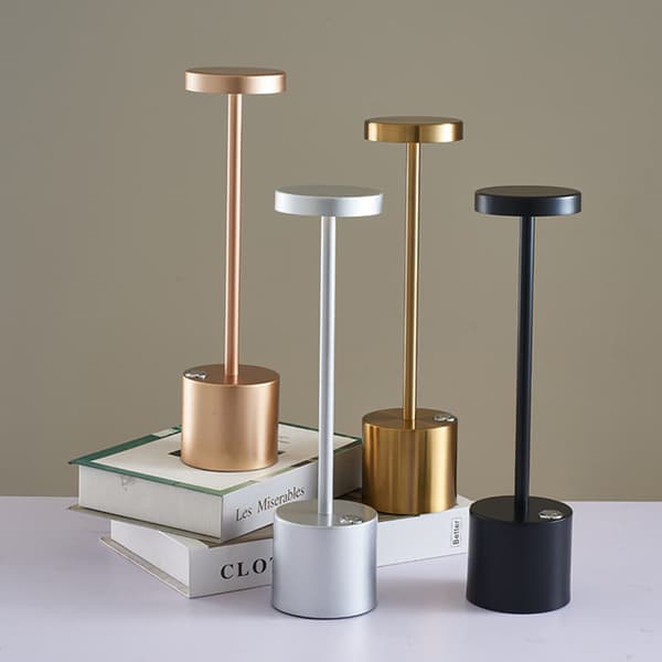 Vit sand, trådløs LED-bordlampe, USB-opladelig bordlampe